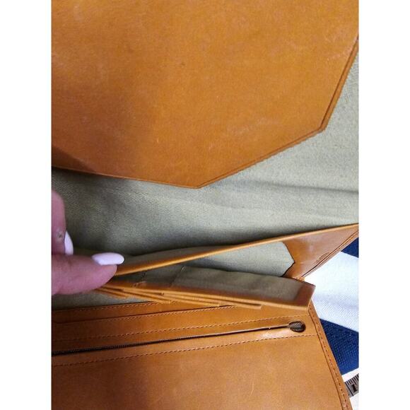 LL Bean Canvas/ leather Travel Passport ID Organizer for man or woman - Picture 9 of 13